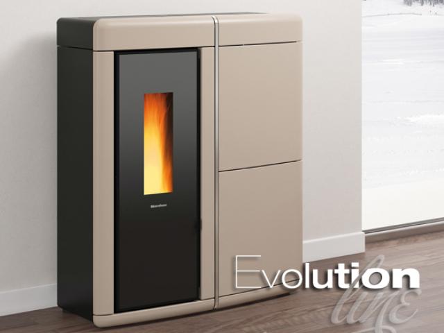 EVELYNE IDRO (Poêle thermique étanche) 17,5 Kw - Extraflame